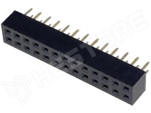ZL265-26DG / Tüskesor aljzat, egyenes, 2x13 pin, RM2 (NINIGI)