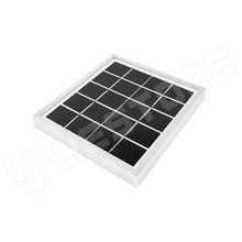 SP5V2W127X137 / Napelem alumínium kerettel, 5V, 2W, 127×137mm