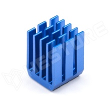 RPI-BLHS / Alumíniumötvözet hűtőborda Raspberry Pi-hez, kék, 9 × 9 × 12mm