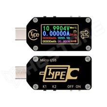 RDTECH-TC66C / Type-C USB teszter, feszültség- és árammérő, PD trigger, 0.96