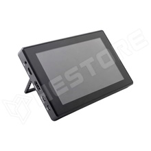 WS-7IN-1024X600-CAP-H-B / 7 hüvelykes HDMI kijelző, IPS, kapacitív érintőképernyő, 1024x600, dobozolt (13857 / 7inch HDMI LCD (H) (with case) / WAVESHARE)