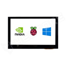 WS-4.3IN-800X480-CAP-B / 4.3 hüvelykes kapacitív érintőképernyő, HDMI, IPS, 800x480 (15932 / 4.3inch HDMI LCD (B) / WAVESHARE)