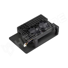 RPI5-MCASE-2FAN / Alumínium ház, dupla ventilátorral, Raspberry Pi 5-höz